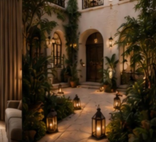 Stone Town courtyard